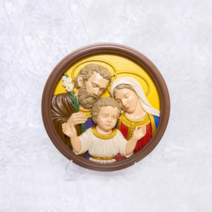 Medalhão Sagrada Família 18cm