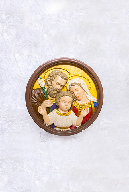 Medalhão Sagrada Família 18cm