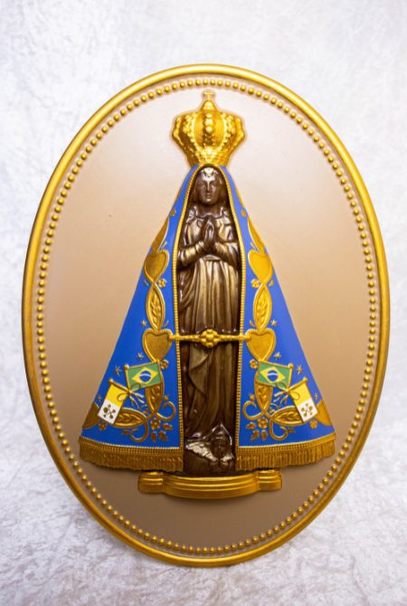 Medalhão Nossa Senhora Aparecida 37x28